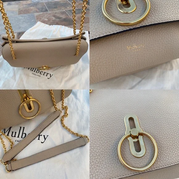 SOLD Mulberry Marloes Large Leather Flap Chain Satchel - Picture 8 of 15